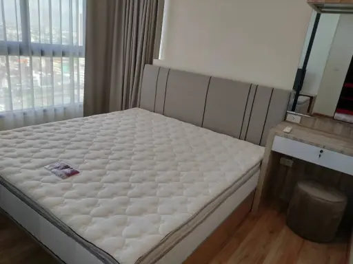For rent!! Niche Mono Charoen Nakhon Condo, 19th floor, corner unit, beautiful room, fully furnished, ready to move in immediately. Reserve now!!