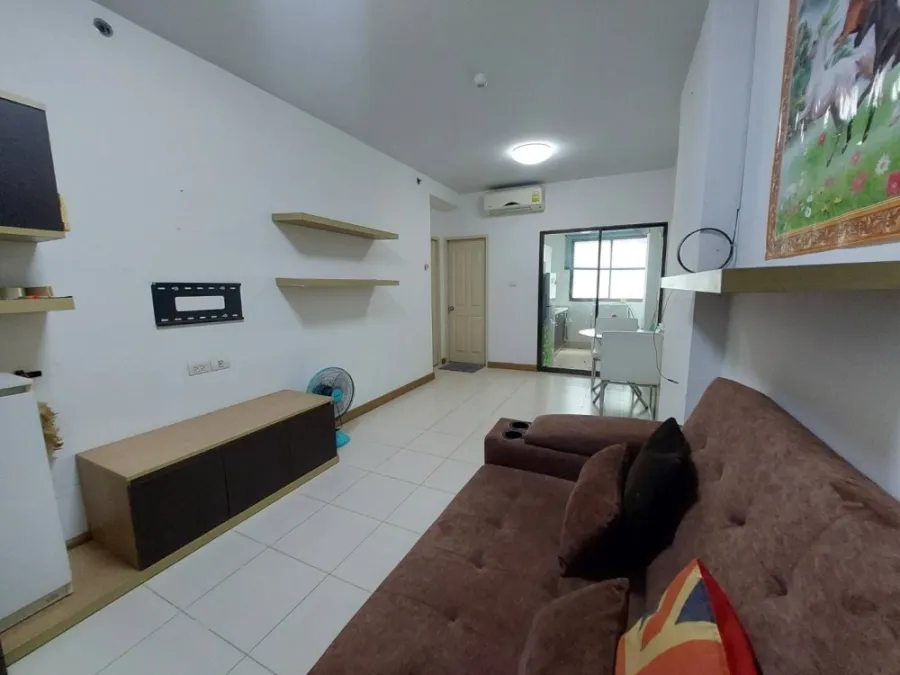 For rent: Supalai City Resort Ramkhamhaeng, spacious room, partitioned, fully furnished, just come and move in.