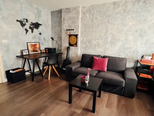 Urgent for rent !! D Condo Campus Resort Bangna, loft style room, fully furnished Complete convenience, don't miss it !!