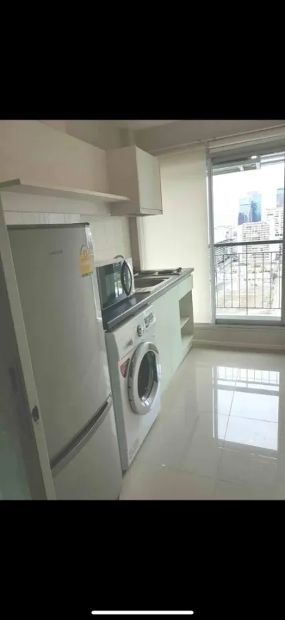 For rent!! Condo Aspire Rama 9, 16th floor, beautiful room, fully furnished, ready to move in, don't miss it!!