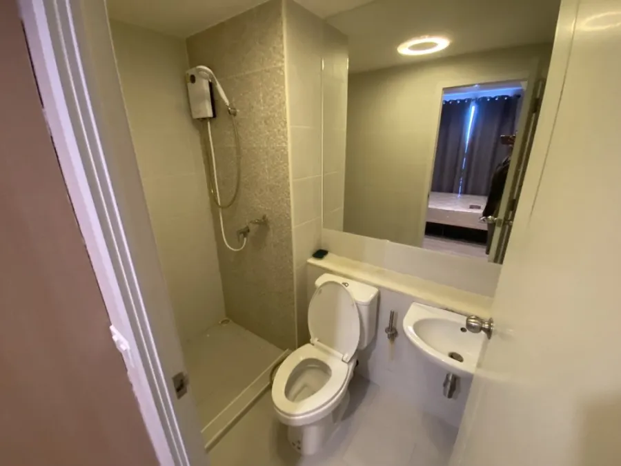 For rent, Plum Condo Chokchai 4, nice room, proportion, fully furnished, 6th floor, cute price, just drag your luggage in.