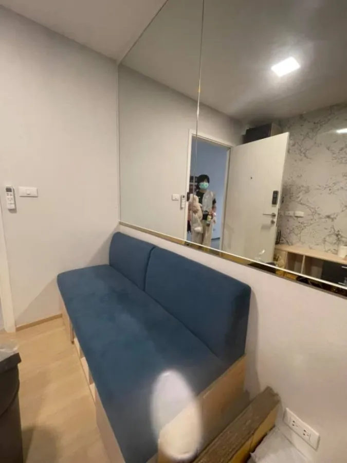 Plum Condo for rent, Rangsit Alive 1, good position, corner room, built-in well If you don't book, you will regret it.