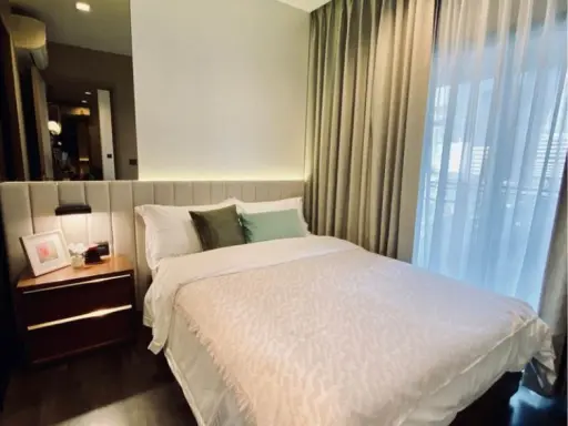 Sale/Rent Urgent!! Condo The Line Asoke-Ratchada, beautiful room, ready to move in. Everything is complete. Hurry up to move!!