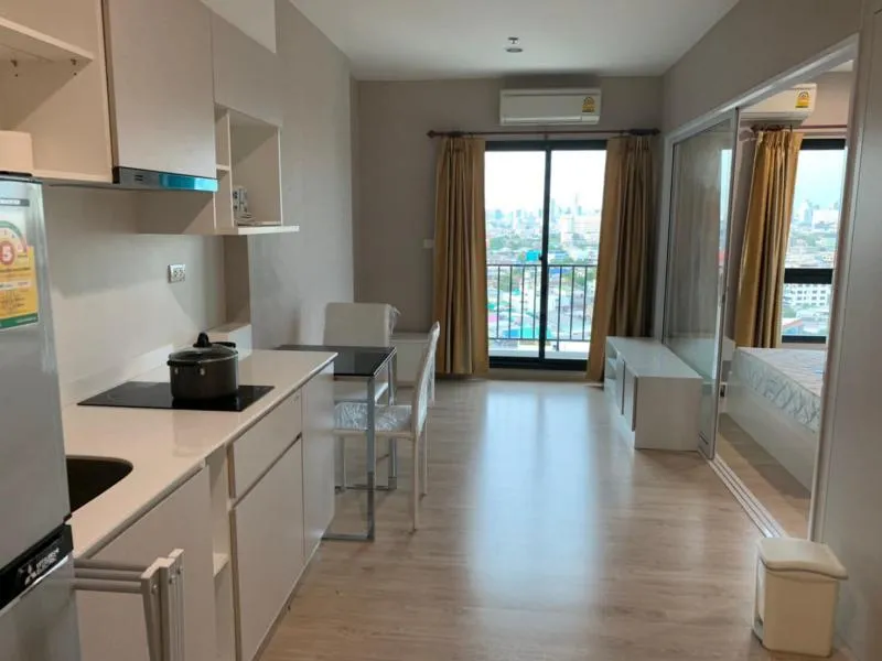 For rent, The Parkland Petchkasem-Thapra, fully furnished, full electrical appliances Plus, high floor, great view, rent now.