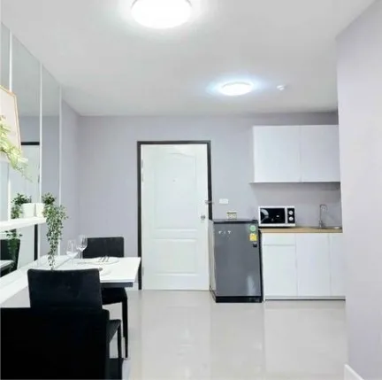 For sale, for rent, I Condo Sukhumvit 103, a nice room, fully furnished, just bring your suitcase and move in.