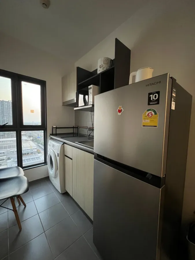 For rent: IDEO Sukhumvit 115, 18th floor, view of the Three-Headed Elephant statue, fully furnished. Book now! (Urgent!)
