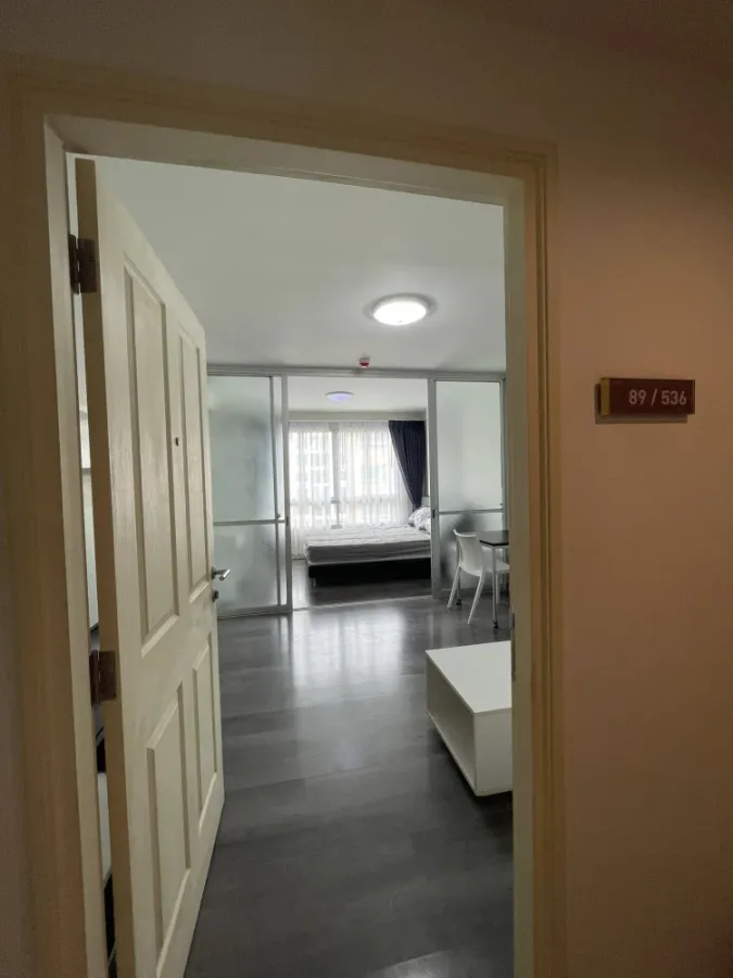 ให้เช่า DCondo Campus Resort Rangsit เฟส1 หน้าสุดใกล้ถนน เฟอร์นิเจอร์ครบ ที่นอนสปริงคู่ลดอาการปวดหลัง ห้ามพลาด