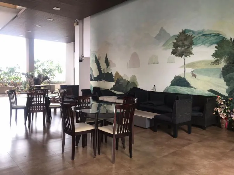 My Resort Bangkok for rent, beautiful room, fully furnished, ready to move in, 20th floor, beautiful view, golden location, near MRT, hurry up to rent