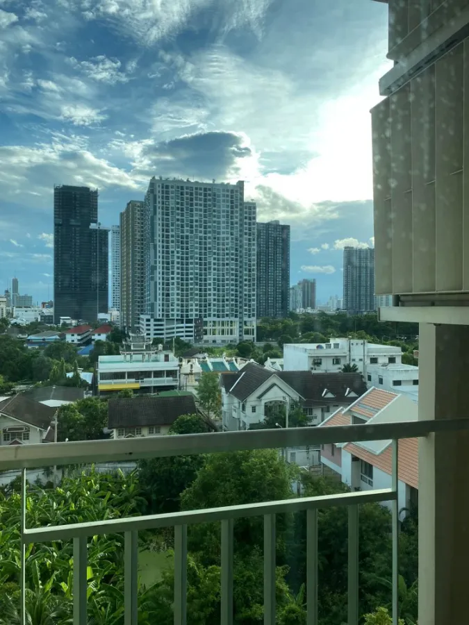 Condo for sale, Lumpini Ville Sukhumvit 77, Building A2, 7th floor, corner room, quiet, ready to move in. Friendly price. Don't miss it!!!