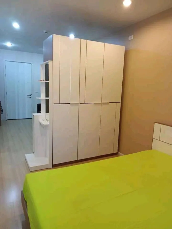 ให้เช่า Happy Condo Ladprao101 เฟอร์+เครื่องใช้ไฟฟ้าพร้อม วิวเมืองระเบียงทิศเหนือ จองเลย
