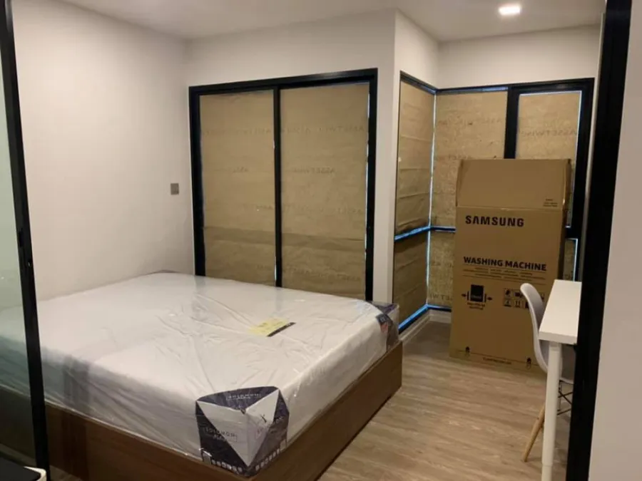ให้เช่า Kave town shift ห้องตกแต่งเรียบง่าย สบายตา ตึก B ชั้น 4 ขนาด 24.44 ตรม. ย้ายด่วนๆเลย