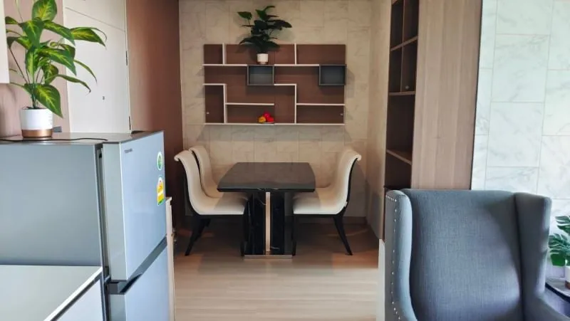 Condo for sale rent, Lumpini Suite Phetchaburi-Makkasan, high floor, beautiful view, Baiyoke Tower view, Central World, don't miss it.