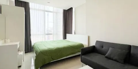 ให้เช่า The Sky Sukhumvit ตึก A ห้องว่างน่าอยู่ เฟอร์นิเจอร์และเครื่องใช้ไฟฟ้าครบพร้อมใช้งาน จองด่วน!!