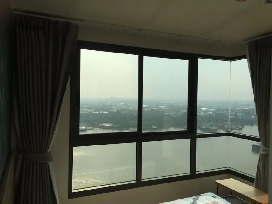 ให้เช่า U Delight Residence Riverfront Rama 3 ชั้น 24 แต่งครบ จองเลย ด่วนๆจ้า