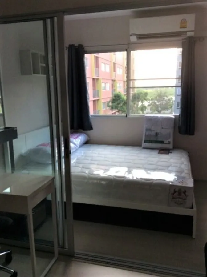 For Rent พลัมคอนโด พาร์ค รังสิต ชั้น 4 ได้วิวสระน้ำ ห้องครัว built in มีทุกอย่างครบจบในห้องเดียว