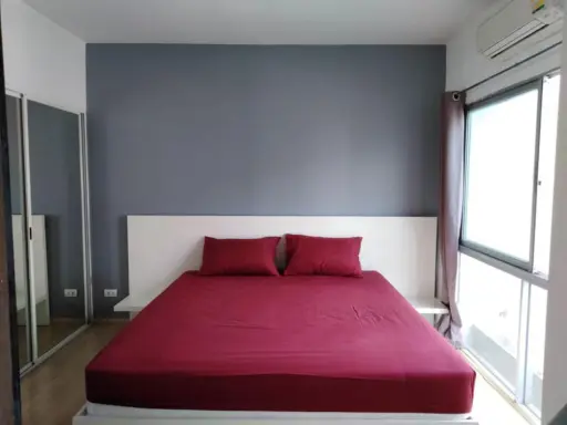 Condo for rent, A Space Sukhumvit 77, corner room, pool view, near BTS Deen, convenient, book now!! images