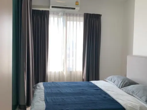For rent!! Condo Chapter One Eco Ratchada-Huay Kwang Come alone with rental You can move in, get it!!