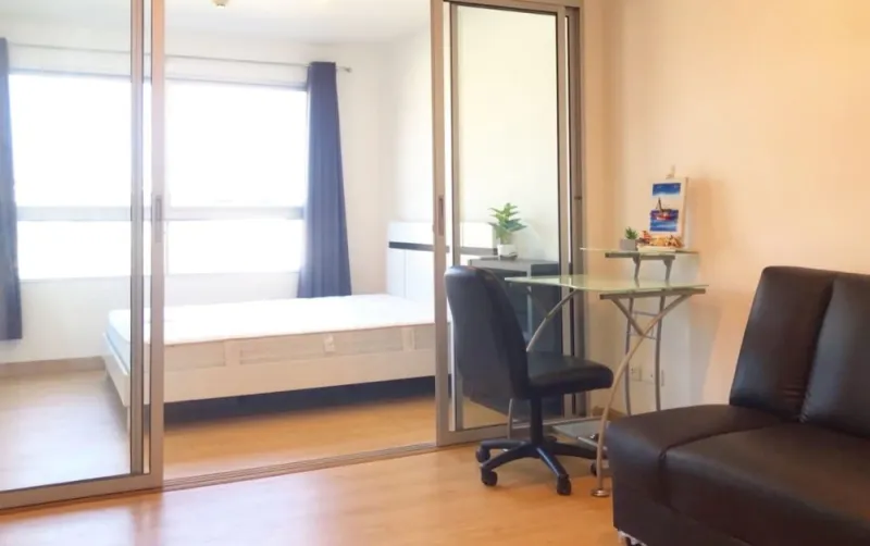 ขาย D condo รัตนาธิเบศร์​ 1 ​ห้องนอน​ 1 ​ห้องน้ำ มาพร้อมเฟอร์และเครื่องใช้ไฟฟ้าครบ บอกเลยอย่าพลาด