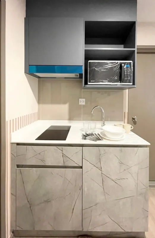 ให้เช่า Aspire รัชโยธิน ชั้น 4 ห้อง STUDIO สวย ตกแต่งสไตล์มินิมอล น่าอยู่สุดๆ ไม่จองพลาดมาก