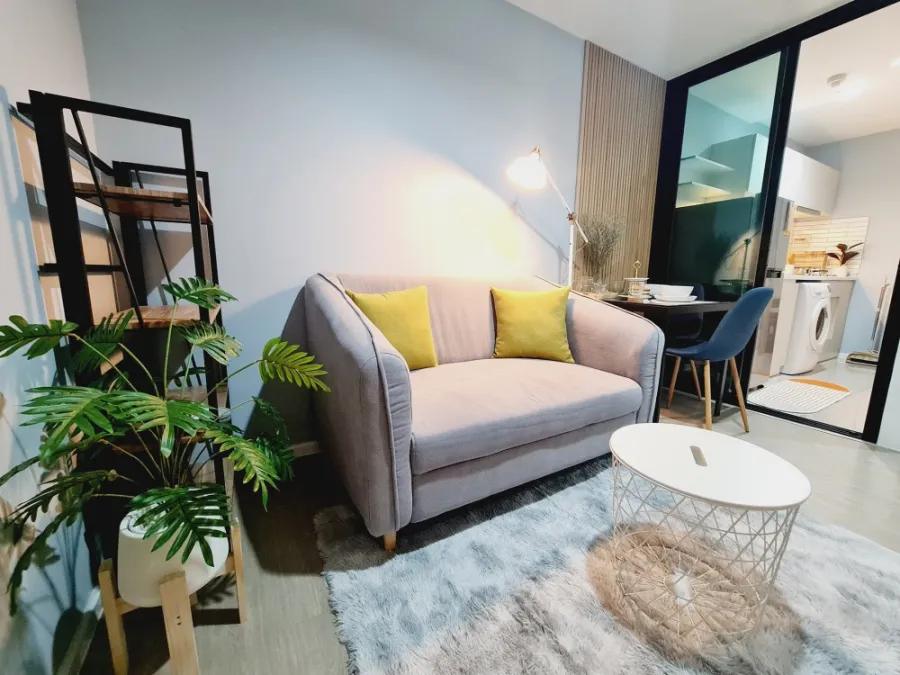 Sale/Rent Condo Pause Sukhumvit 107, new renovated room, beautiful room, fully furnished, ready to move in, near BTS, don't wait.