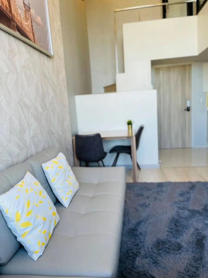 Condo for rent in Knightsbridge Prime Sathorn, Duplex room, high floor, beautiful view, do not miss