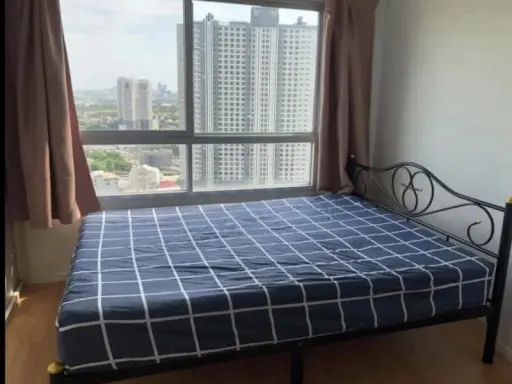 Condo for rent, Lumpini Place Srinakarin-Huamark Station, beautiful room, beautiful view, do not miss