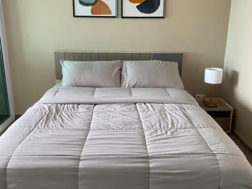 For rent, REACH Phahonyothin 52, beautiful room, very satisfying, new interior, unpack the box, fully furnished, book now, don't miss it.
