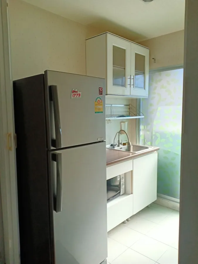 For rent, Condo U@Huamak Station, 1 bedroom, 1 bathroom, nice bed, fully furnished, hurry up and reserve now.