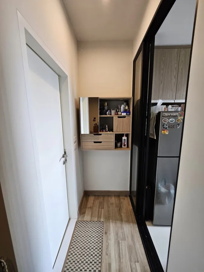 Condo for sale, Niche Mono Sukhumvit-Bearing, partitioned room, three-headed elephant view, great location, reserve first, stay first.