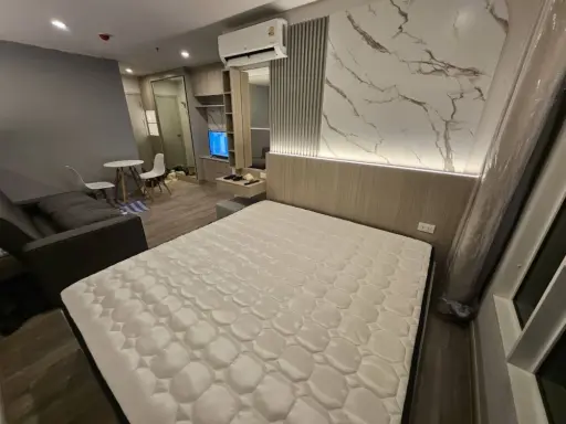 ให้เช่าคอนโด Regent Home บางนา ชั้น 23 วิวโล่ง Built-in สวยสไตล์ Cosy Japandi ทั้งห้อง รีบย้าย