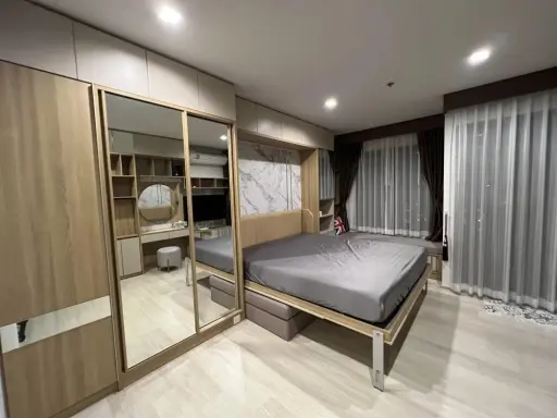 Rent Life One Wireless, high floor, built-in furniture, complete with electrical appliances Don't just look at it, hurry up and reserve it.