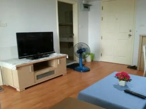Lumpini Ville sukhumvit 77 @BTS On Nut for rent 11,500 baht, fully furnished, with a swimming pool.