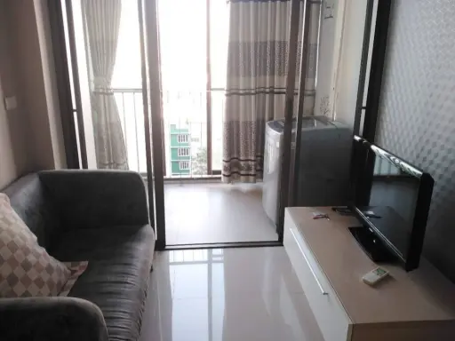Condo for rent, Ideo Mix Sukhumvit 103, next to BTS, convenient walking distance, near the market, ready to move in. Don't wait.
