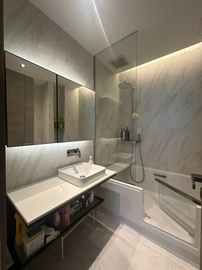 Condo for rent: The Room Sukhumvit 38, beautiful room, 15th floor, central garden floor, next to the garden, view of the garden and Chao Phraya River,