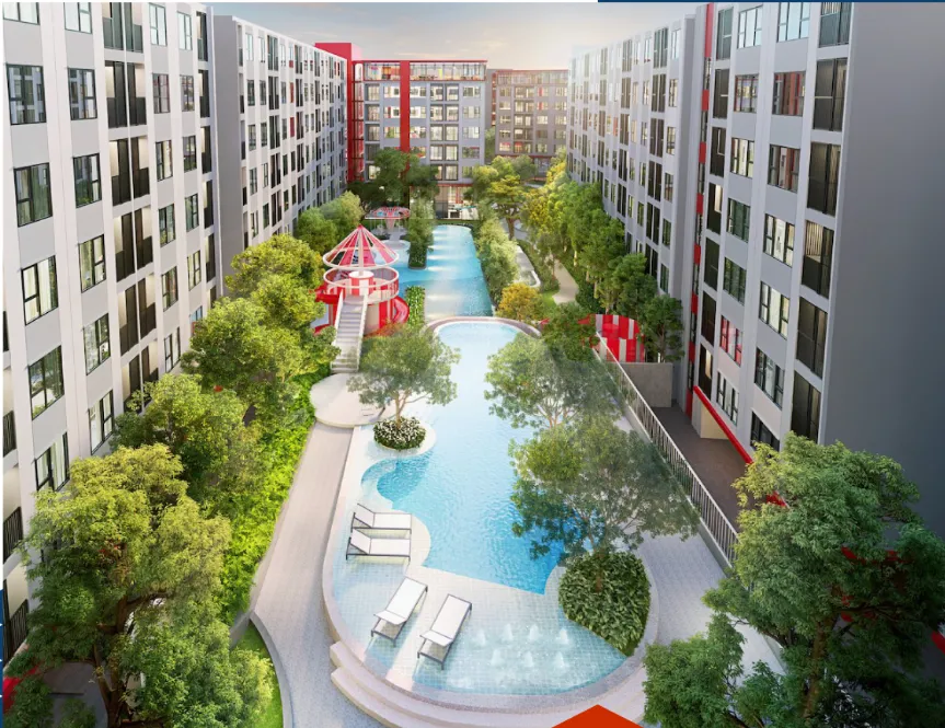 ขายดาวน์ Kave Wonderland ชั้น 4 วิวสระ ตำแหน่งดี ทำเลน่าอยู่ สนใจรีบจองเลย ด่วนๆ