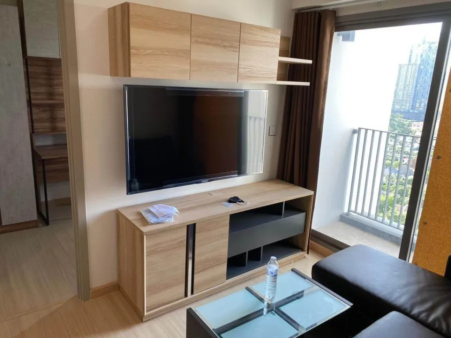 For Rent Whizdom Connect Sukhumvit ห้องกั้นเป็นสัดส่วน ชั้น 15 วิวดี ตกแต่งพร้อมอยู่ จองเลย