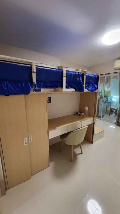 Sale/rent!! Condo Supalai Park Kaset, 7th floor, Building A, completely renovated. Built-in in the whole room. Book now.