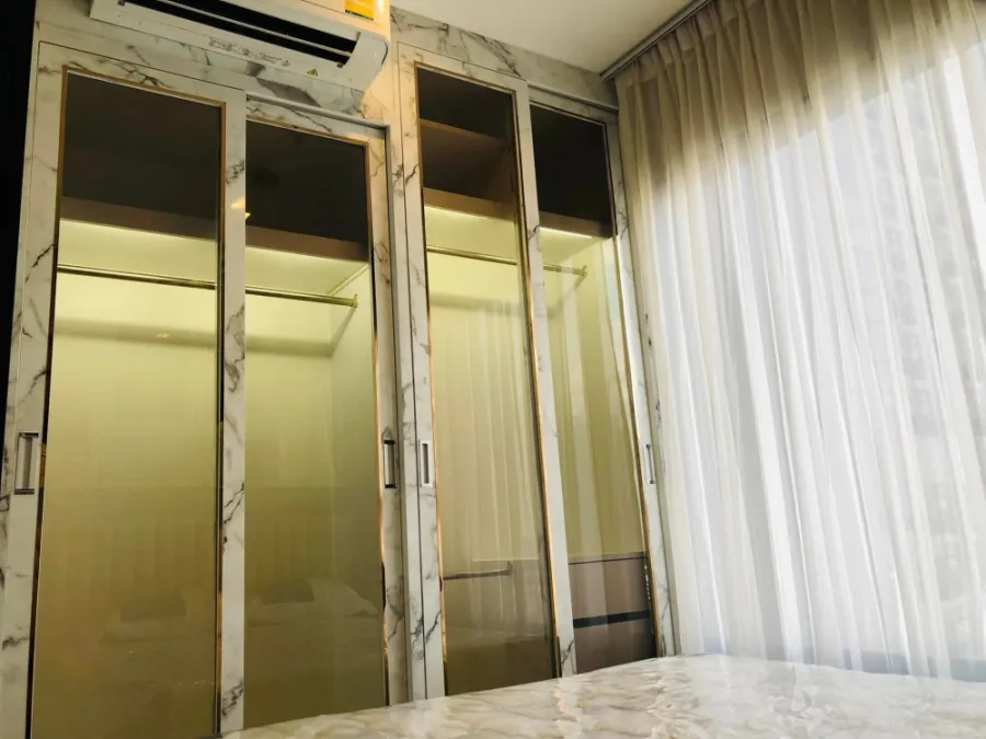 ว้าวๆ ขายคอนโด The Politan Rive ห้องน่าอยู่สุดๆ ตกแต่ง Luxury บิ้วอินท์จัดเต็ม คุณห้ามพลาดทุกประการ