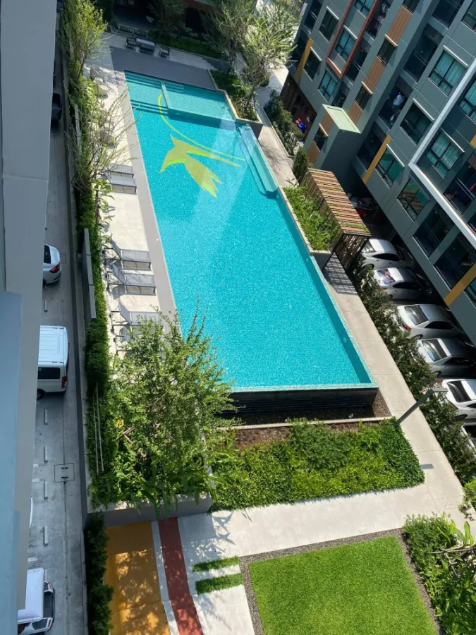 For rent, Icondo Green Space, Sukhumvit 77, Phase 2, Building A, 6th floor, ready to move in, friendly price, don't wait!!