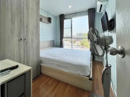 Condo for rent, Lumpini Place Bangna Km.3. Beautiful room, fully furnished, a rare find! Book now!!