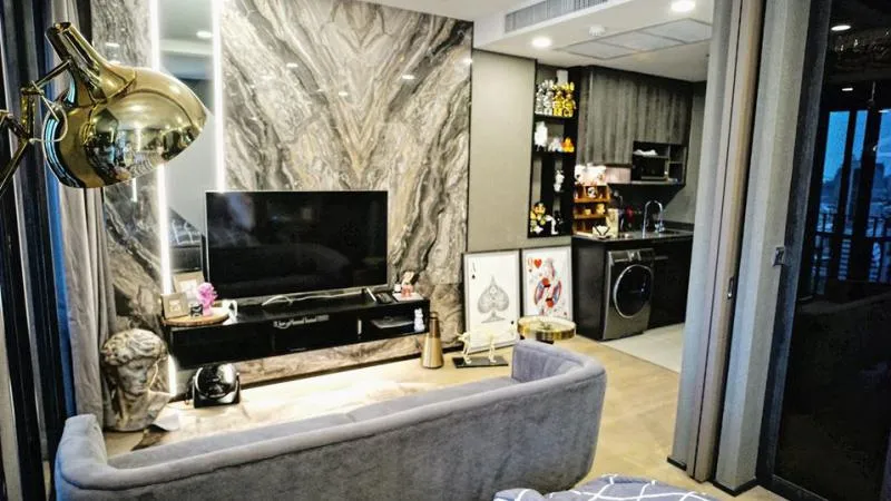 Wow, Condo for rent Ashton Chula-Silom, beautiful room, fully furnished, ready to move in. Hurry up, hurry up