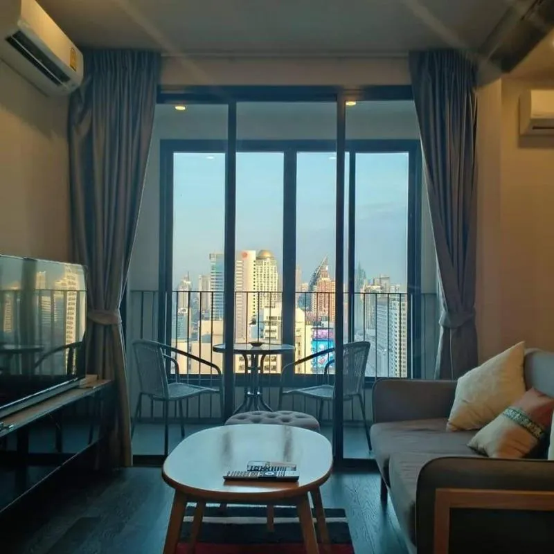 FOR RENT***IDEO Q SIAM RATCHATHEWI เตียงนุ่มๆ วิวดีมาก แบบนี้ไม่พลาดแน่!!