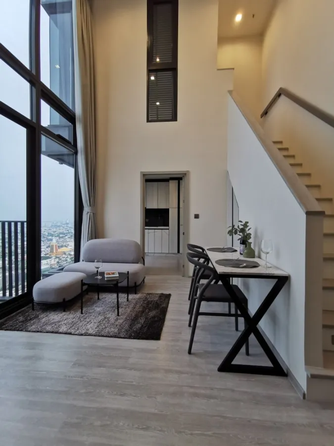 ขาย ให้เช่า The Line Sukhumvit 101 ชั้น 36 วิวเมืองสวยๆ ห้อง DUPLEX ตกแต่งสไตล์มินิมอล จองเลย