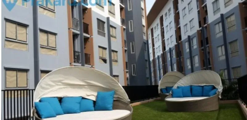 Selling as much as Plum Condo, Bang Yai Station, 4th floor, corner room, furniture and electrical appliances are available.