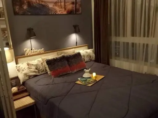 Condo for rent, Lumpini Ville Sukhumvit 109 - Bearing, fully furnished + electrical appliances, good price, ready to move in. Don't miss it.