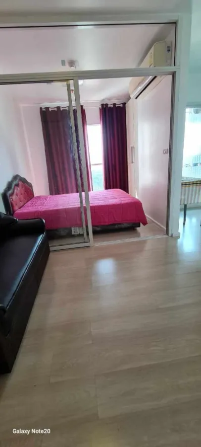 Condo for rent, Aspire Rattanathibet, glass partitioned room, fully furnished, very good price, book now.