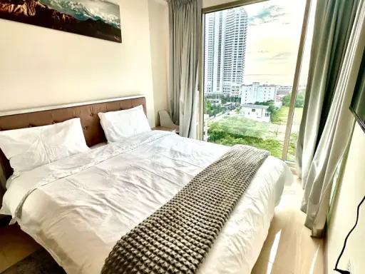 ให้เช่า The Riviera Jomtien Pattaya 2 ห้องนอน มาพร้อมการตกแต่งที่ครบครัน จองเลย