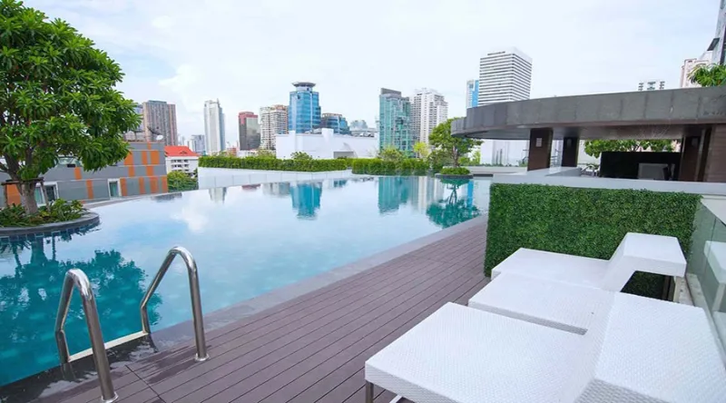 ขาย ให้เช่า คอนโด 15 สุขุมวิท เรสซิเด็นซ์ ห้องหันไปทางทิศใต้ วิวสวย เป็นมุมที่สวยของตึก