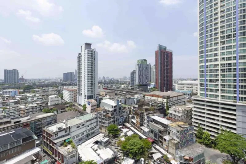 ให้เช่า The Line Sukhumvit 71 ห้องมุมเป็นส่วนตัว ขนาด 45 ตร.ม. เดินทางสะดวกใกล้ bts แบบนี้ต้องจอง