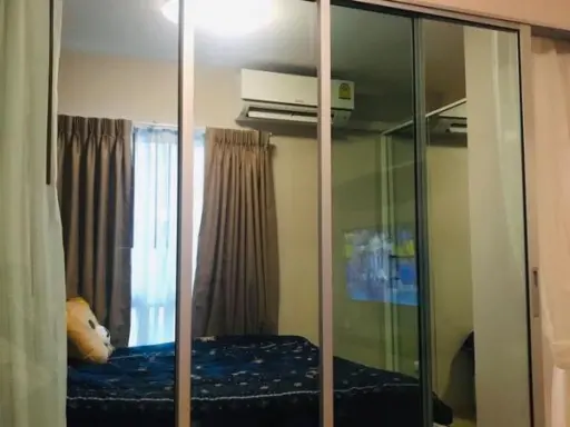 Stop!! For rent, Plum Condo Chaengwattana, built-in the whole room, very beautiful, mom!! Peaceful, convenient, complete